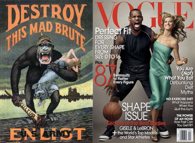 Lebron James vs King Kong on Vogue Magazine