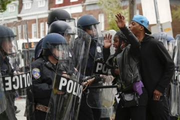 black lives matter Police Clash